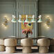 Celeste 4 Light 20 inch Modern Brass Wall Sconce Wall Light